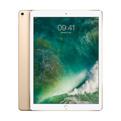 2017 Apple iPad Pro 12.9, A10X Fusion, iOS10, Wi-Fi, 512GB Gold